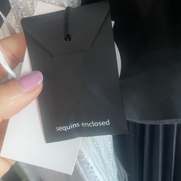 Retrofete feather and sequin Rubina dress in XS - Picture 12 of 12